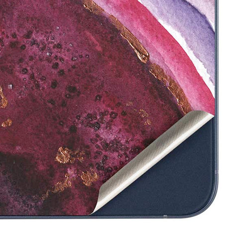 Plum Watercolor Geode Galaxy A36 5G Skin