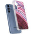 Plum Watercolor Geode Galaxy A55 5G Clear Case