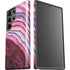 Plum Watercolor Geode Galaxy S23 Ultra Pro Case