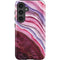 Plum Watercolor Geode Galaxy S25 Impact Case