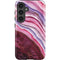 Plum Watercolor Geode Galaxy S25 Plus Impact Case