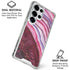 Plum Watercolor Geode Galaxy S25 Ultra Clear Case