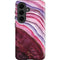 Plum Watercolor Geode Galaxy S26 Plus Impact Case