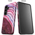 Plum Watercolor Geode Galaxy S26 Plus Impact Case