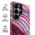 Plum Watercolor Geode Galaxy S26 Ultra Impact Case