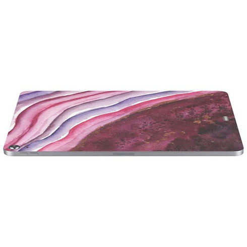 Plum Watercolor Geode Apple iPad Air Skin
