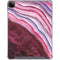 Plum Watercolor Geode iPad Cases