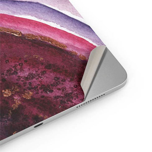 Plum Watercolor Geode iPad Pro 13in M4 (2024) Skin