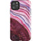 Plum Watercolor Geode iPhone Cases