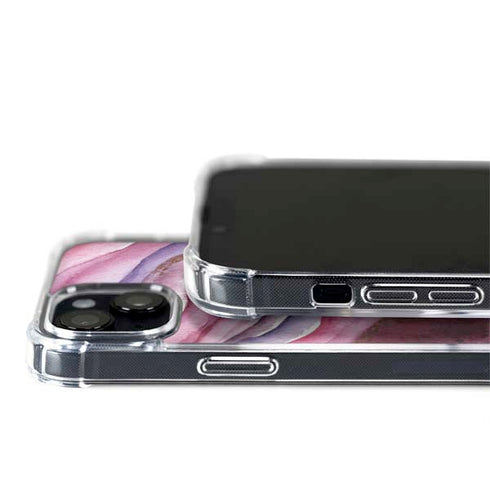 Plum Watercolor Geode iPhone 14 MagSafe Case
