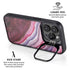 Plum Watercolor Geode iPhone 14 Pro Max Kickstand Case