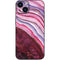 Plum Watercolor Geode iPhone Skins