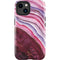 Plum Watercolor Geode iPhone 15 Impact Case