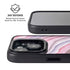 Plum Watercolor Geode iPhone 15 Plus Kickstand Case