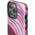 Plum Watercolor Geode iPhone 15 Pro Impact Case