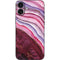 Plum Watercolor Geode iPhone 16 Plus Skin