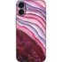 Plum Watercolor Geode iPhone 16 Plus Skin