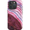 Plum Watercolor Geode iPhone 16 Pro Magsafe Impact Case