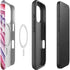 Plum Watercolor Geode iPhone 16 Pro Magsafe Impact Case