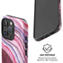 Plum Watercolor Geode iPhone 16 Pro Magsafe Impact Case