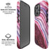 Plum Watercolor Geode iPhone 16 Pro Magsafe Impact Case