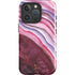 Plum Watercolor Geode iPhone 16 Pro Max Impact Case