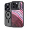 Plum Watercolor Geode iPhone 16 Pro Max Kickstand Case