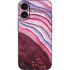Plum Watercolor Geode iPhone 16 Skin