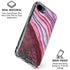 Plum Watercolor Geode iPhone 16e Clear Case