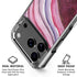Plum Watercolor Geode iPhone 18 Pro Clear Case