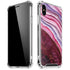 Plum Watercolor Geode iPhone X/XS Clear Case