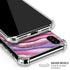 Plum Watercolor Geode iPhone X/XS Clear Case