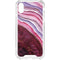 Plum Watercolor Geode iPhone XS Clear Case