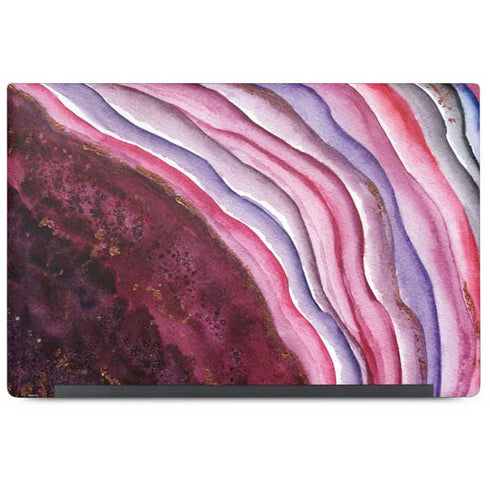 Plum Watercolor Geode Dell Latitude Skin