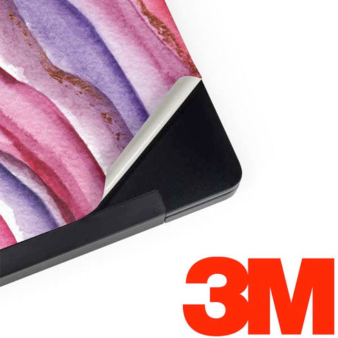 Plum Watercolor Geode Dell Latitude Skin