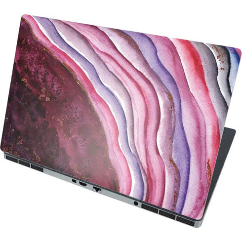 Plum Watercolor Geode Dell Precision Skin