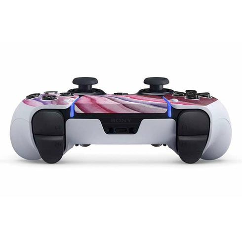 Plum Watercolor Geode PS5 DualSense Edge Pro Controller Skin