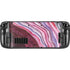 Plum Watercolor Geode Steam Deck Handheld Gaming Computer Skin