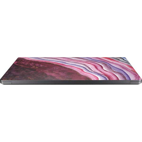 Plum Watercolor Geode Surface Laptop 7 13.8in Skin