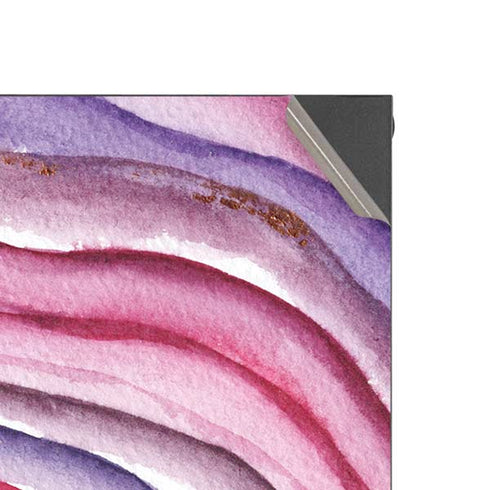 Plum Watercolor Geode XBox Series X Digital Edition Console Skin