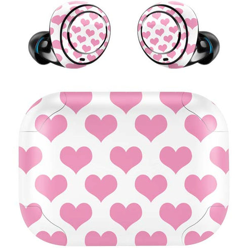Plush Pink Hearts Amazon Echo Buds Skin