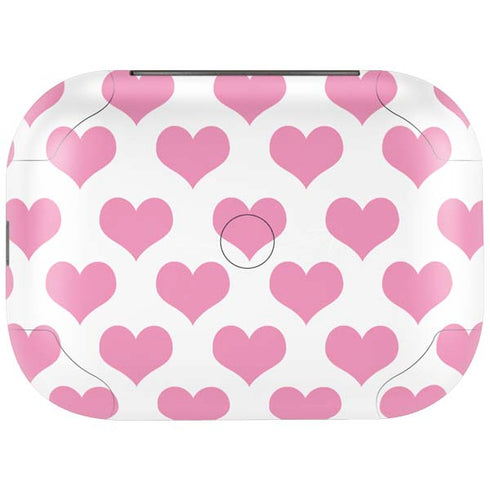 Plush Pink Hearts Amazon Echo Buds Skin