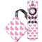 Plush Pink Hearts Amazon Fire TV Skin