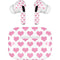 Plush Pink Hearts AirPods Skins
