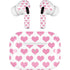 Plush Pink Hearts AirPods Skins