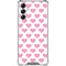 Plush Pink Hearts Gabb Phone 4 Clear Case