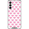 Plush Pink Hearts Galaxy A16 5G Clear Case