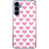 Plush Pink Hearts Galaxy A35 5G Clear Case