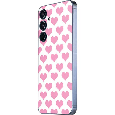 Plush Pink Hearts Galaxy A35 5G Skin