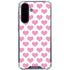 Plush Pink Hearts Galaxy A36 5G Clear Case